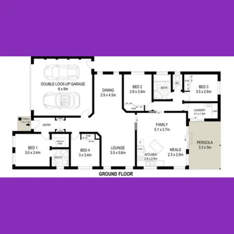 Floorplan of Homely house listing, 5 Wombeyan Street, Harrison ACT 2914