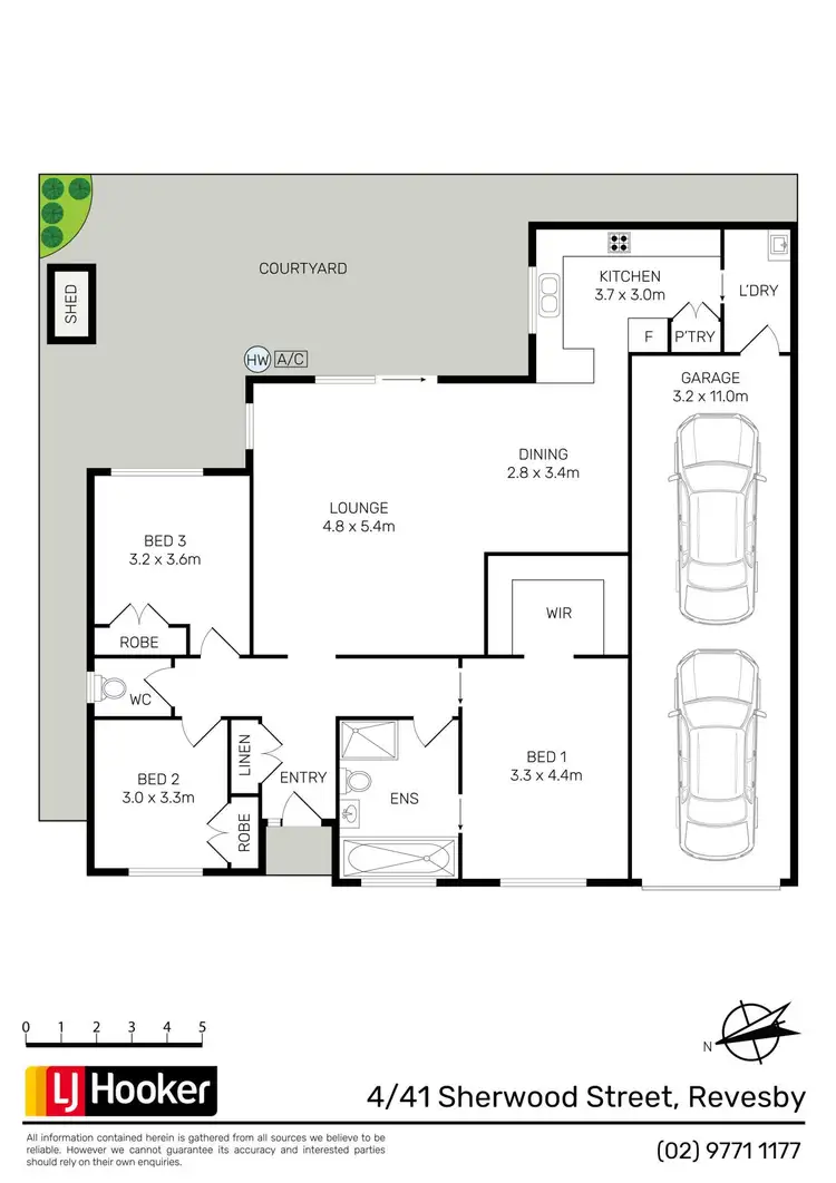 Floorplan of Homely villa listing, 4/41 Sherwood Street, Revesby NSW 2212