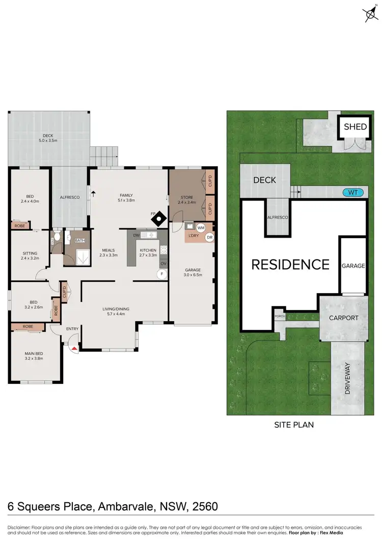 Floorplan of Homely house listing, 6 Squeers Place, Ambarvale NSW 2560
