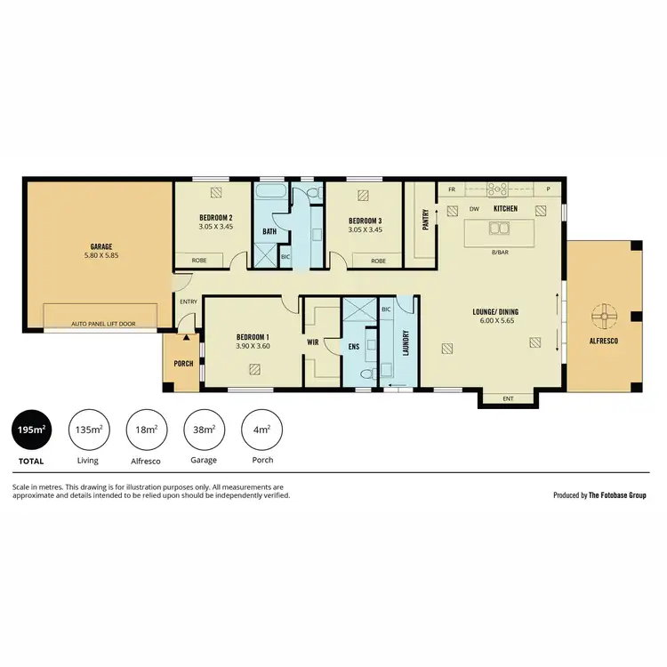 Floorplan of Homely house listing, 71A Hillier Road, Evanston SA 5116