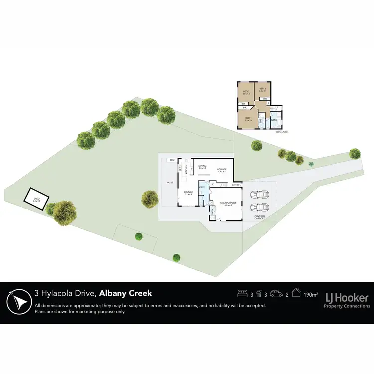 Floorplan of Homely house listing, 3 Hylacola Drive, Albany Creek QLD 4035