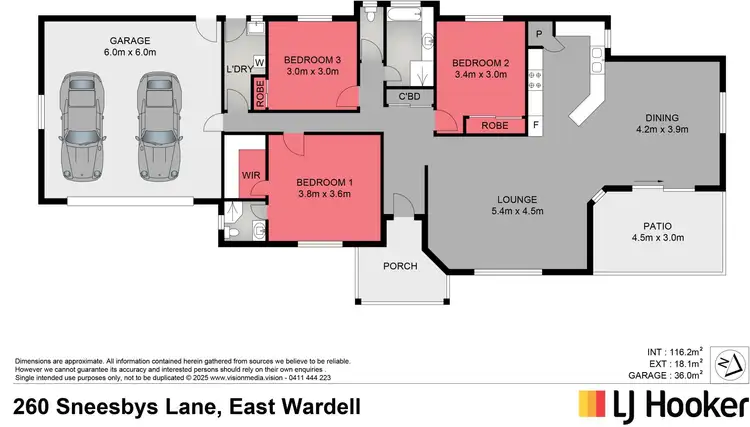 Floorplan of Homely house listing, 260 Sneesbys Lane, East Wardell NSW 2477