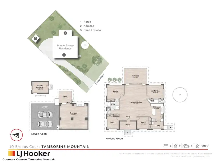 Floorplan of Homely house listing, 10 Erebus Court, Tamborine Mountain QLD 4272