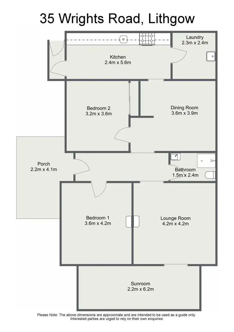 Floorplan of Homely house listing, 35 Wrights Road, Lithgow NSW 2790