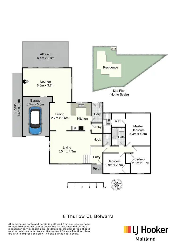 Floorplan of Homely house listing, 8 Thurlow Close, Bolwarra NSW 2320