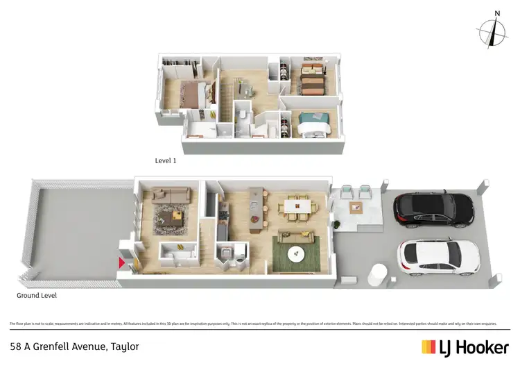 Floorplan of Homely townhouse listing, 58A Grenfell Avenue, Taylor ACT 2913