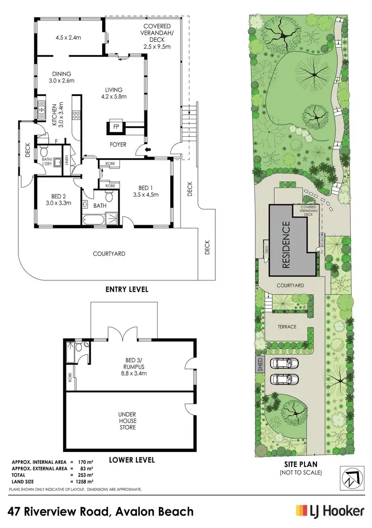 Floorplan of Homely house listing, 47 Riverview Road, Avalon Beach NSW 2107