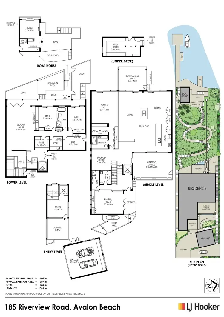 Floorplan of Homely house listing, 185 Riverview Road, Avalon Beach NSW 2107