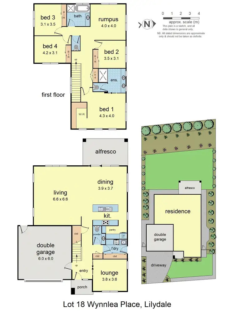 Floorplan of Homely house listing, 22 Wynnlea Place, Lilydale VIC 3140