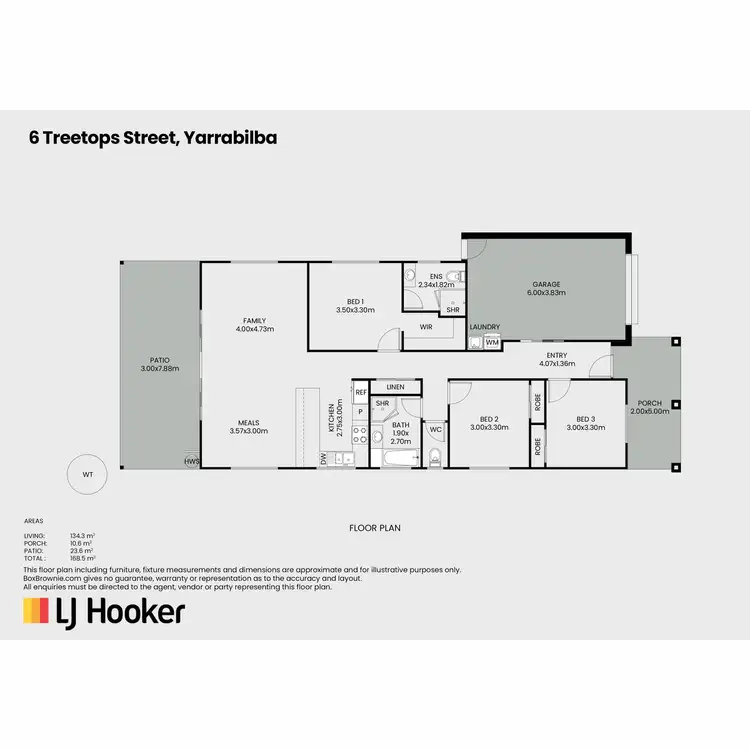 Floorplan of Homely house listing, 6 Treetops Street, Yarrabilba QLD 4207