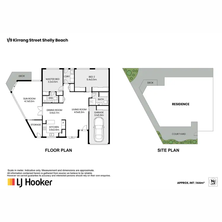 Floorplan of Homely villa listing, 1/9 Kirrang Street, Shelly Beach NSW 2261