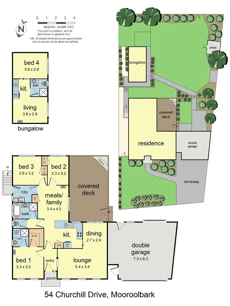Floorplan of Homely house listing, 54 Churchill Drive, Mooroolbark VIC 3138