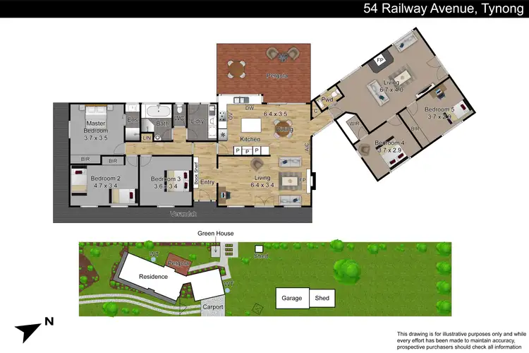 Floorplan of Homely house listing, 54 Railway Avenue, Tynong VIC 3813