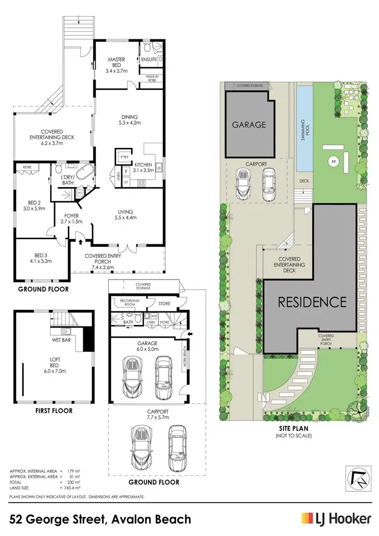 Floorplan of Homely house listing, 52 George Street, Avalon Beach NSW 2107