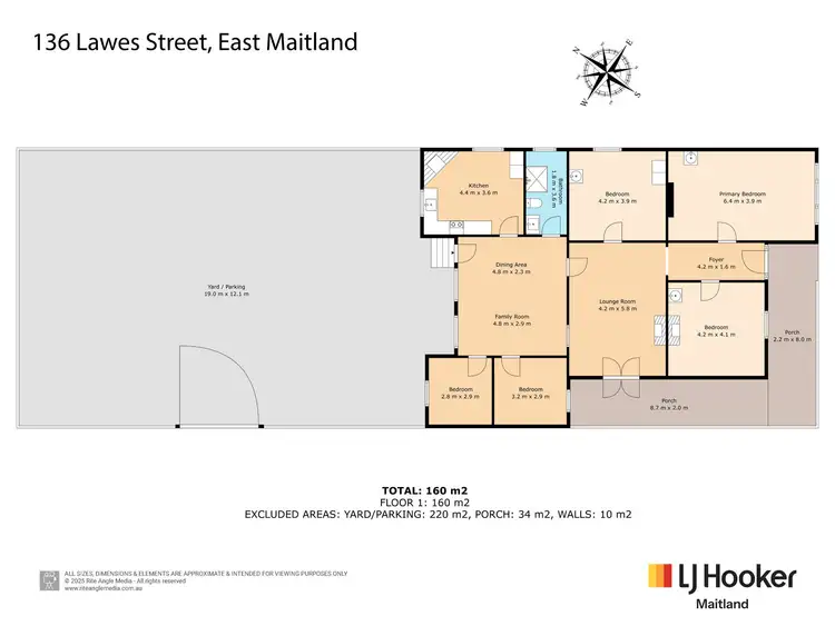 Floorplan of Homely house listing, 136 Lawes Street, East Maitland NSW 2323