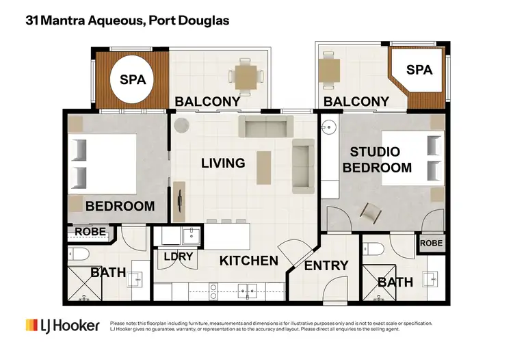 Floorplan of Homely unit listing, 31/3-5 Davidson Street, Port Douglas QLD 4877