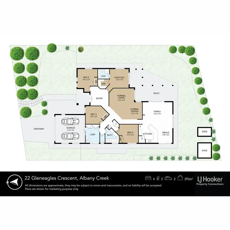 Floorplan of Homely house listing, 22 Gleneagles Crescent, Albany Creek QLD 4035