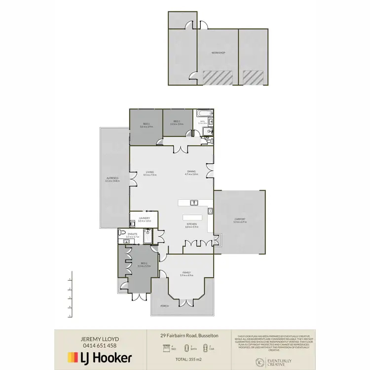 Floorplan of Homely house listing, 29 Fairbairn Road, Busselton WA 6280