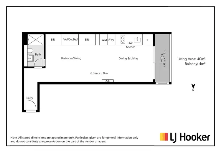 Floorplan of Homely apartment listing, 517/32 Bray Street, South Yarra VIC 3141