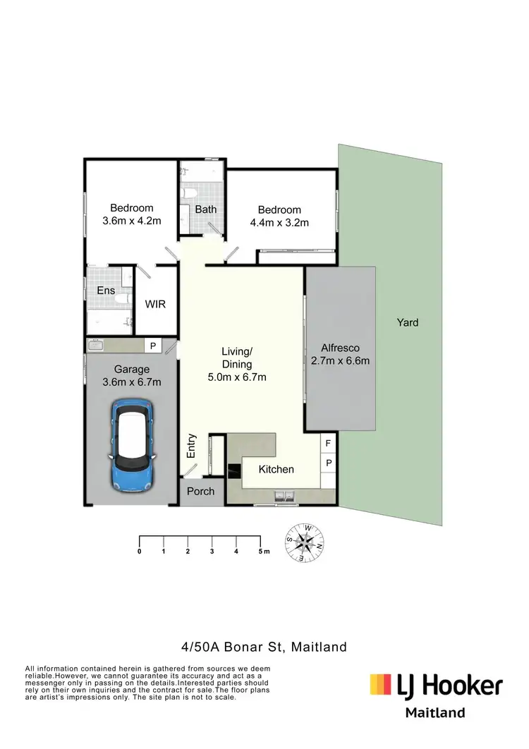 Floorplan of Homely unit listing, 1-6/50a Bonar Street, Maitland NSW 2320