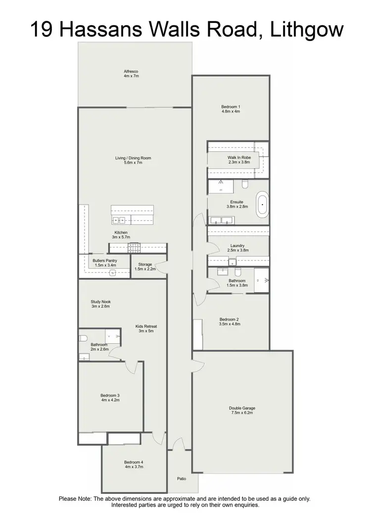 Floorplan of Homely house listing, 19 Hassans Walls Road, Lithgow NSW 2790