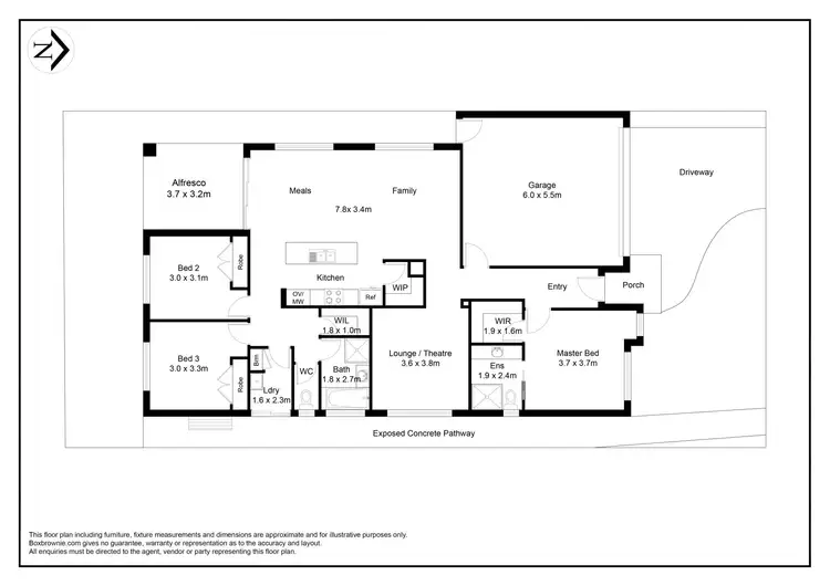 Floorplan of Homely house listing, 24 Tahitian Terrace, Point Cook VIC 3030