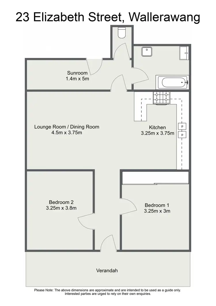 Floorplan of Homely house listing, 23 Elizabeth Street, Wallerawang NSW 2845