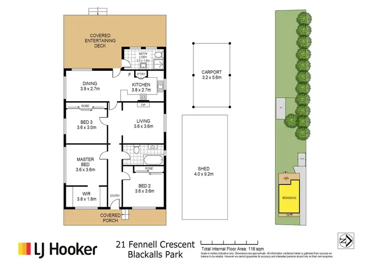 Floorplan of Homely house listing, 21 Fennell Crescent, Blackalls Park NSW 2283
