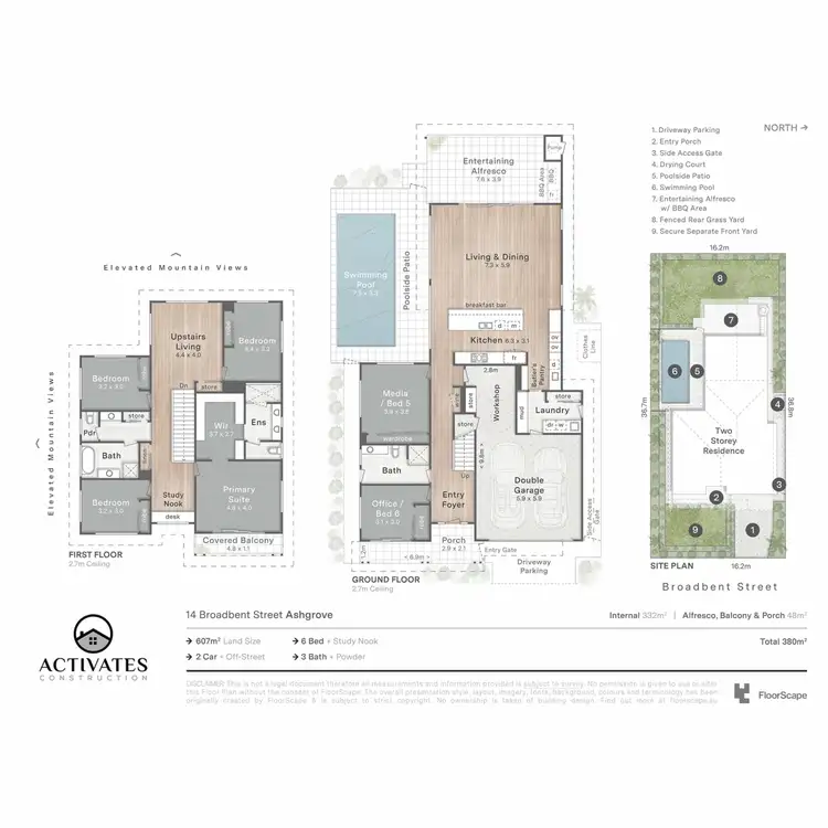 Floorplan of Homely house listing, 14 Broadbent Street, Ashgrove QLD 4060