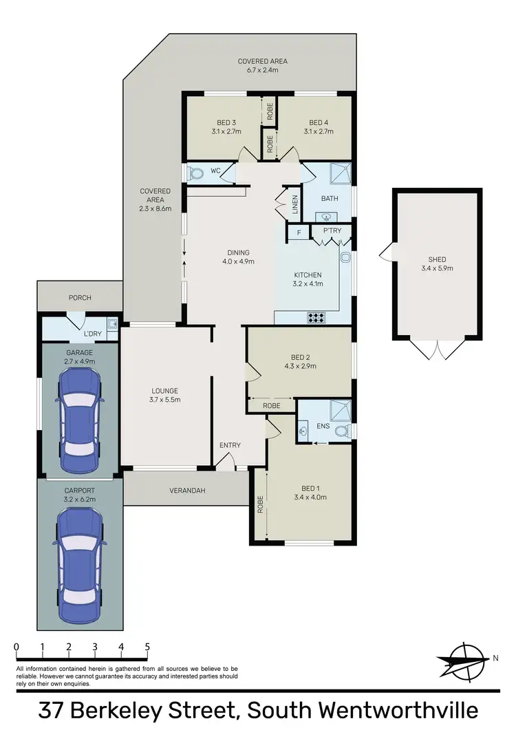 Floorplan of Homely house listing, 37 Berkeley Street, South Wentworthville NSW 2145