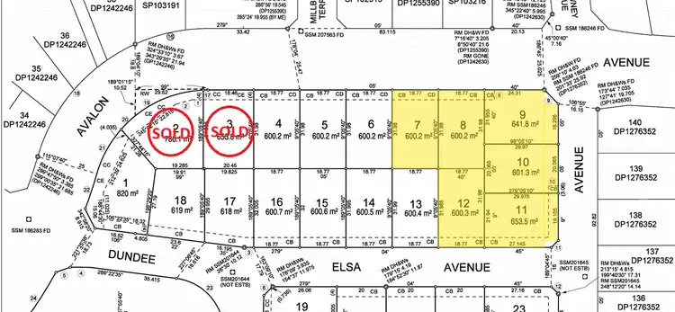 Floorplan of Homely land listing, 7-12 Stage 3 -Avalon Estate, Wollongbar NSW 2477