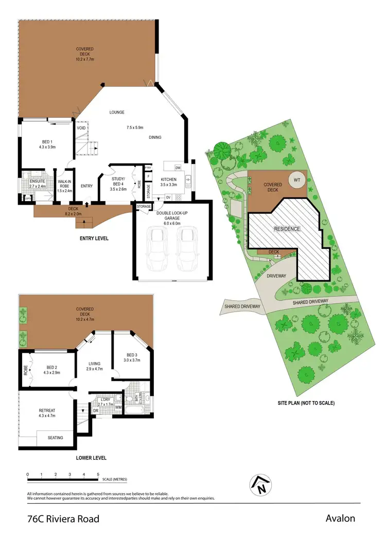 Floorplan of Homely house listing, 76C Riviera Avenue, Avalon Beach NSW 2107