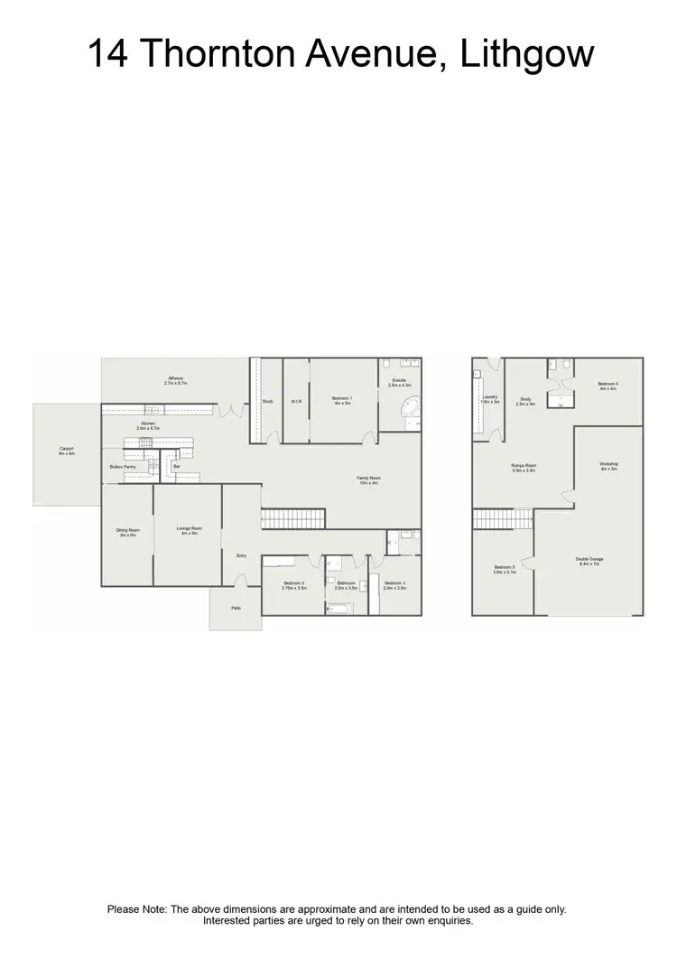 Floorplan of Homely house listing, 14 Thornton Avenue, South Bowenfels NSW 2790