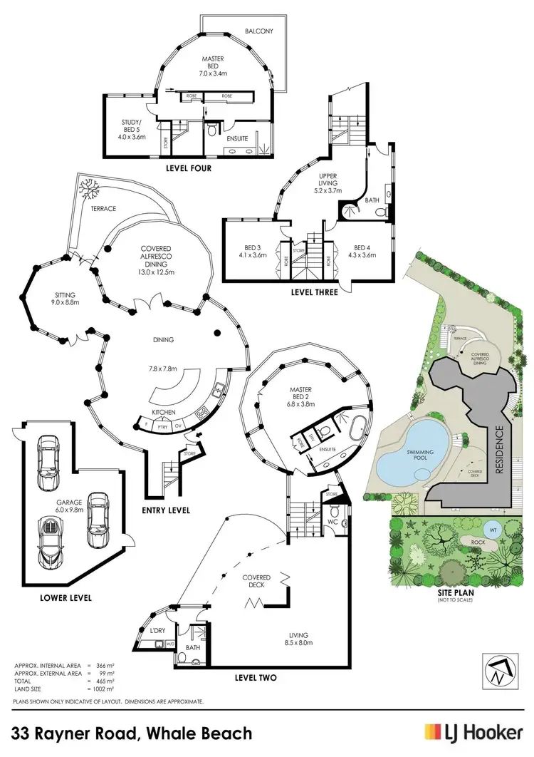 Floorplan of Homely house listing, 33 Rayner Road, Whale Beach NSW 2107
