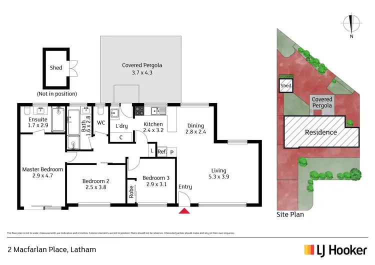 Floorplan of Homely house listing, 2 Macfarlan Place, Latham ACT 2615