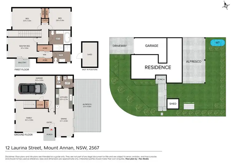 Floorplan of Homely house listing, 12 Laurina Street, Mount Annan NSW 2567