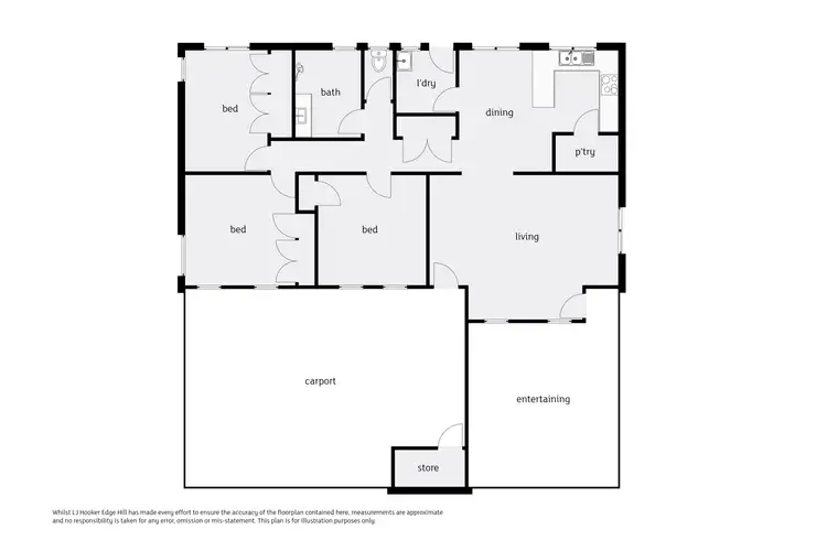 Floorplan of Homely house listing, 21 Calder Street, Edge Hill QLD 4870