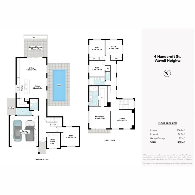 Floorplan of Homely house listing, 4 Handcroft Street, Wavell Heights QLD 4012