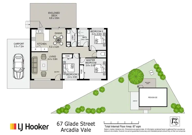 Floorplan of Homely house listing, 67 Glade Street, Arcadia Vale NSW 2283