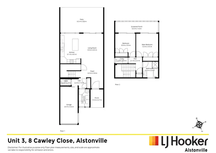 Floorplan of Homely townhouse listing, Unit 3/8 Cawley Close, Alstonville NSW 2477