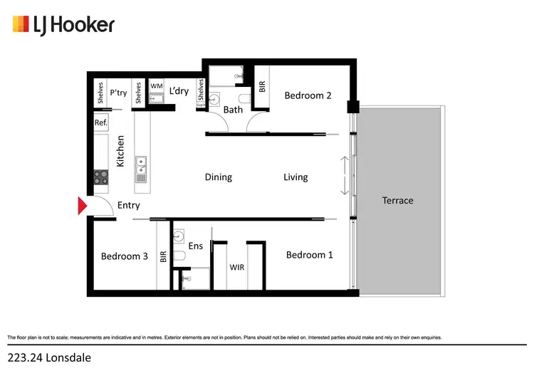 Floorplan of Homely apartment listing, 223/24 Lonsdale Street, Braddon ACT 2612