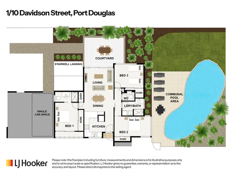 Floorplan of Homely apartment listing, 1/10 Davidson Street, Port Douglas QLD 4877