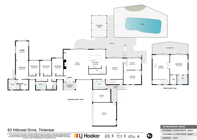 Floorplan of Homely house listing, 63 Hillcrest Drive, Tintenbar NSW 2478