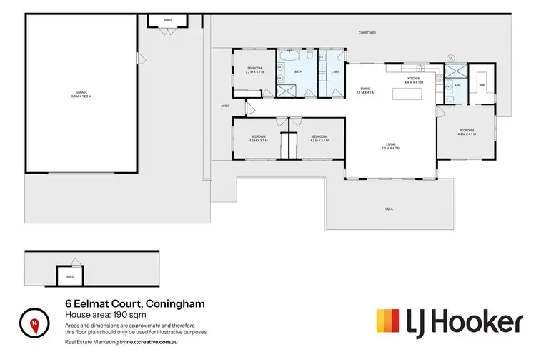 Floorplan of Homely house listing, 6 Eelmat Court, Coningham TAS 7054