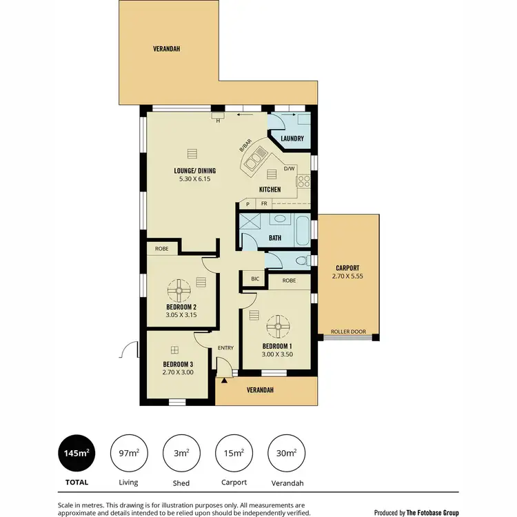Floorplan of Homely house listing, 32 Featherstone Circuit, Greenwith SA 5125