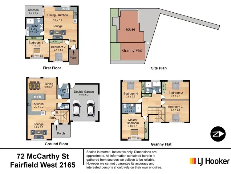 Floorplan of Homely house listing, 72 & 72A McCarthy Street, Fairfield West NSW 2165