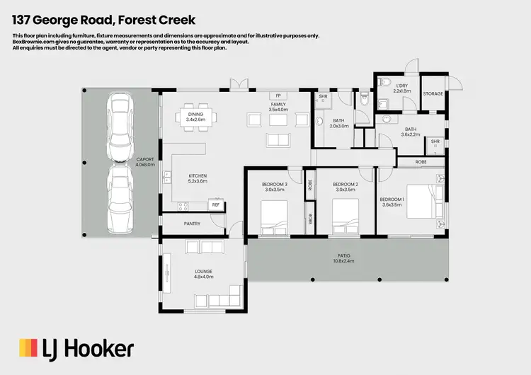 Floorplan of Homely rural property listing, 137 George Road, Forest Creek QLD 4873