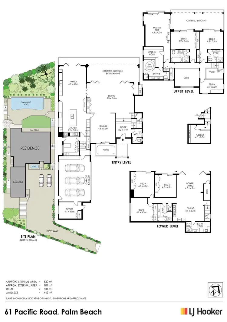 Floorplan of Homely house listing, 61 Pacific Road, Palm Beach NSW 2108