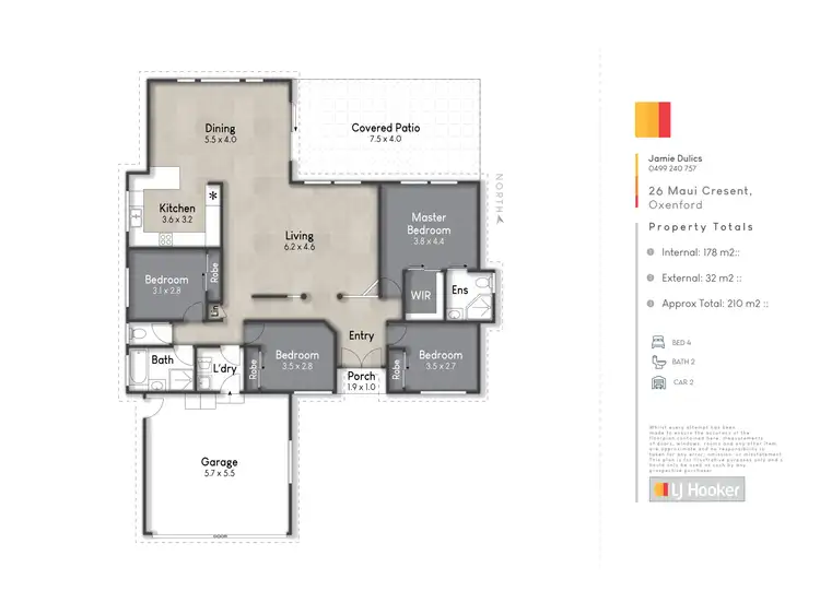 Floorplan of Homely house listing, 26 Maui Crescent, Oxenford QLD 4210