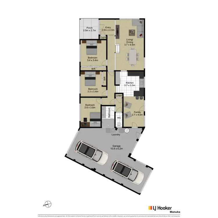 Floorplan of Homely house listing, 31 Tepper Circuit, Kambah ACT 2902